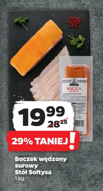 Netto Boczek wędzony surowy stół sołtysa oferta