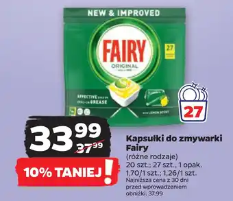 Netto Kapsułki do zmywarki fairy oferta