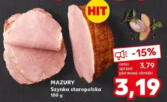 Kaufland MAZURY Szynka staropolska 100 g oferta