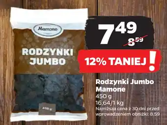 Netto Rodzynki jumbo mamone oferta