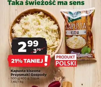 Netto Kapusta kiszona przysmaki gospody oferta