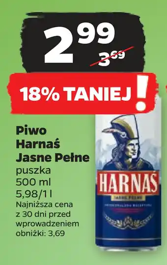 Netto Piwo harnaś jasne pełne oferta