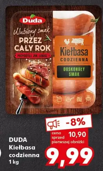 Kaufland DUDA Kiełbasa codzienna 1 kg oferta