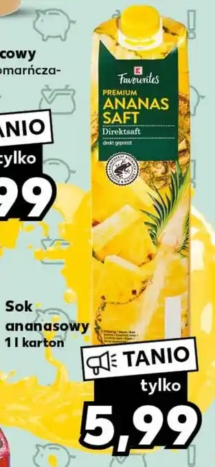 Kaufland Sok ananasowy 1 l oferta