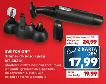 Kaufland SWITCH ON Trymer do nosa i uszu NT-C0201 oferta