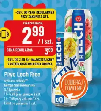 Polomarket Piwo Lech Free 0,5 l oferta