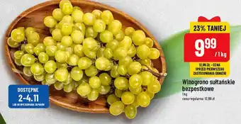 Polomarket Winogrono sułtańskie bezpestkowe 1 kg oferta