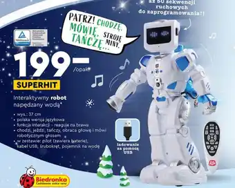 Biedronka Interaktywny robot napędzany wodą oferta