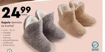 Biedronka Kapcie damskie za kostkę rozm.: 36-41 oferta