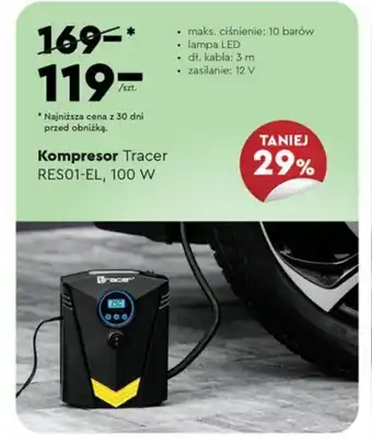 Biedronka Kompresor Tracer RES01-EL 100W oferta