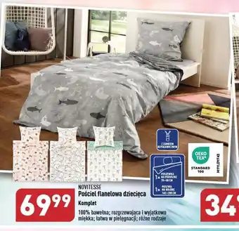 ALDI NOVITESSE Pościel flanelowa dziecięca Komplet oferta