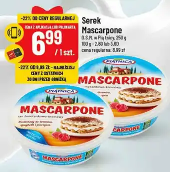 Polomarket Serek Mascarpone O.S.M. w Piątnicy 250 g oferta