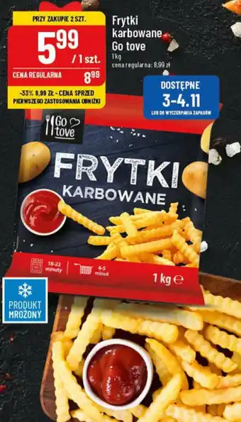 Polomarket Frytki karbowane Go tove 1kg oferta