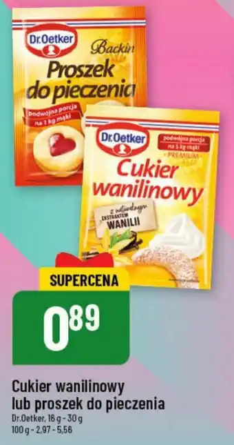 Polomarket Cukier wanilinowy lub proszek do pieczenia Dr.Oetker 16-30g oferta