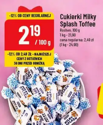 Polomarket Cukierki Milky Splash Toffee Roshen 100 g oferta