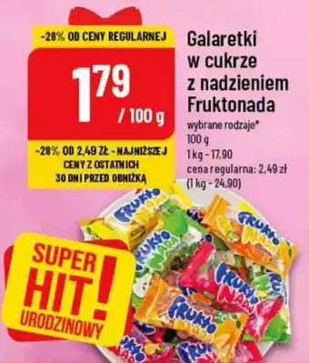 Polomarket Galaretki w cukrze z nadzieniem Fruktonada 100g oferta