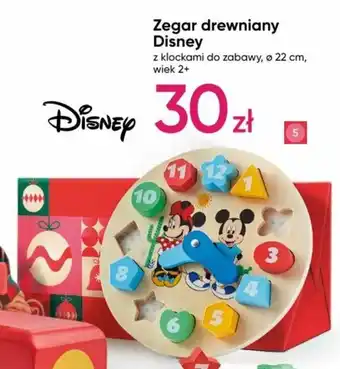 Pepco Zegar drewniany Disney oferta