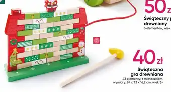 Pepco Świąteczna gra drewniana oferta