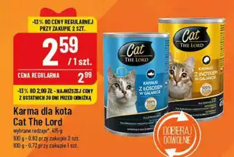 Polomarket Karma dla kota Cat The Lord 415g oferta