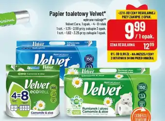 Polomarket Papier toaletowy Velvet Velvet Care 4-8 rolek oferta