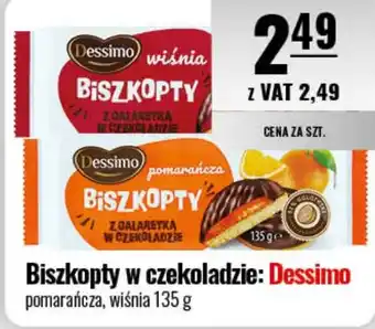Eurocash Biszkopty w czekoladzie: Dessimo 135 g oferta