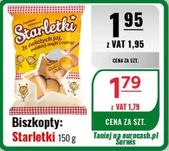 Eurocash Biszkopty: Starletki 150 g oferta