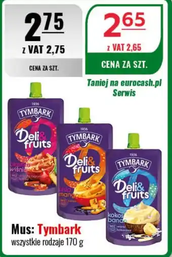 Eurocash Mus: Tymbark 170 g oferta