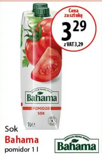 Eurocash Sok Bahama pomidor 1 l oferta