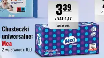 Eurocash Chusteczki uniwersalne: Mea 100 szt. oferta