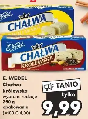 Kaufland E. wedel chałwa królewska o smaku waniliowym 250 g oferta