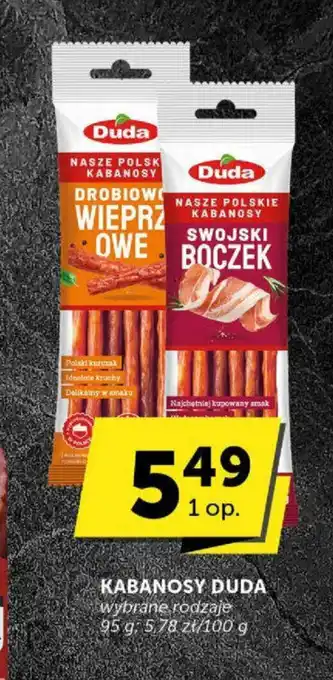 Groszek KABANOSY DUDA wybrane rodzaje 95 g oferta