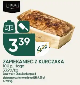 ZAPIEKANIEC Z KURCZAKA HAGA 100g