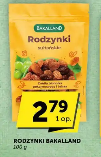 Groszek RODZYNKI BAKALLAND 100g oferta