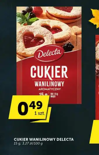 Groszek CUKIER WANILINOWY DELECTA 15 g oferta