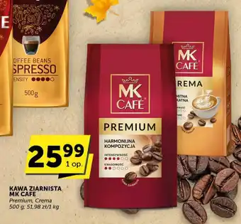 Groszek KAWA ZIARNISTA MK CAFE Premium, Crema 500g oferta