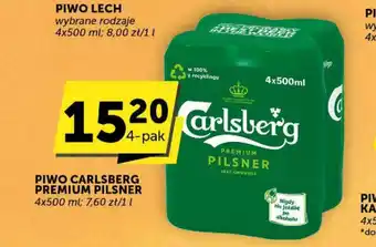 Groszek PIWO CARLSBERG PREMIUM PILSNER 4 x 500ml oferta