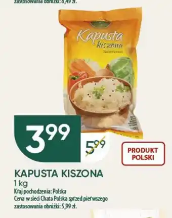 Chata Polska KAPUSTA KISZONA 1KG oferta
