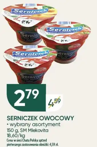 Chata Polska SERNICZEK OWOCOWY SM Mlekovita 150 g oferta