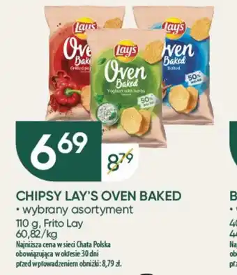 Chata Polska CHIPSY LAY'S OVEN BAKED Frito Lay 110 g oferta