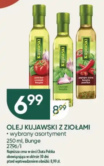 Chata Polska OLEJ KUJAWSKI Z ZIOŁAMI Bunge 250ml oferta
