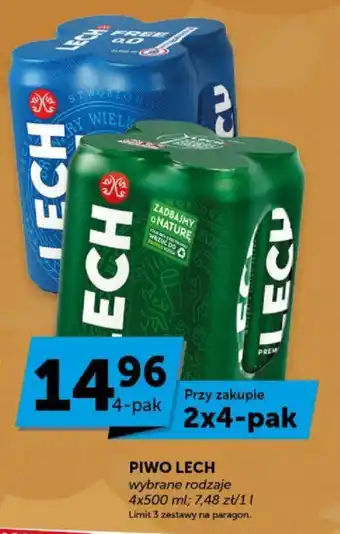 Groszek PIWO LECH 4x500 ml oferta