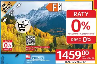 Selgros PHILIPS TELEWIZOR LED 55" 55PUS7607/12 oferta