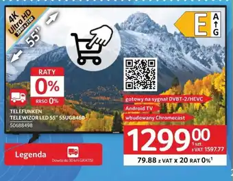 Selgros TELEFUNKEN TELEWIZOR LED 55" 55UG8460 oferta