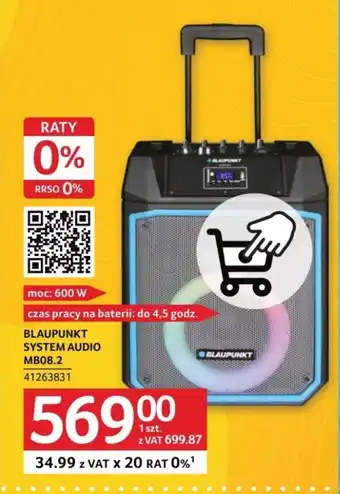 Selgros BLAUPUNKT SYSTEM AUDIO MB08.2 oferta