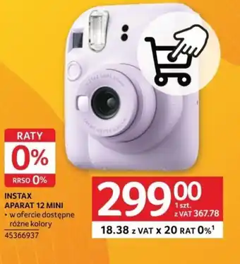 Selgros INSTAX APARAT 12 MINI oferta
