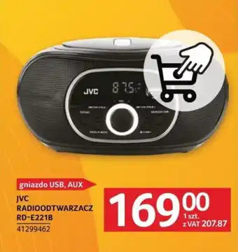 Selgros JVC RADIOODTWARZACZ RD-E221B oferta