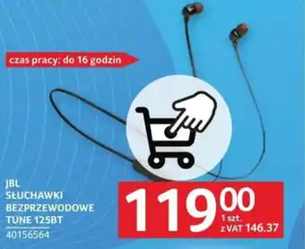 Selgros JBL SŁUCHAWKI BEZPRZEWODOWE TUNE 125BT oferta