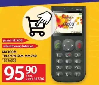 Selgros MAXCOM TELEFON GSM MM 750 oferta