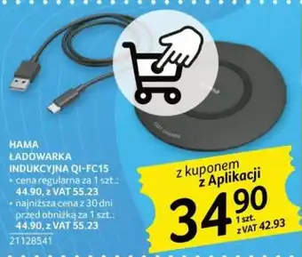 Selgros HAMA ŁADOWARKA INDUKCYJNA QI-FC15 oferta