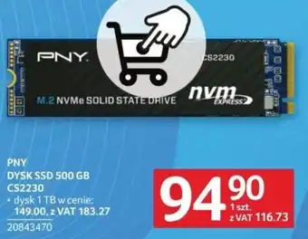PNY DYSK SSD 500 GB CS2230